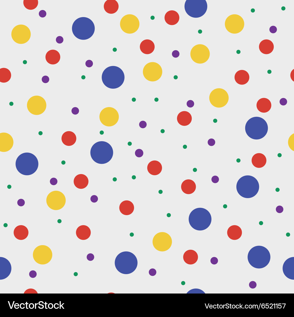 Circles seamless pattern Royalty Free Vector Image