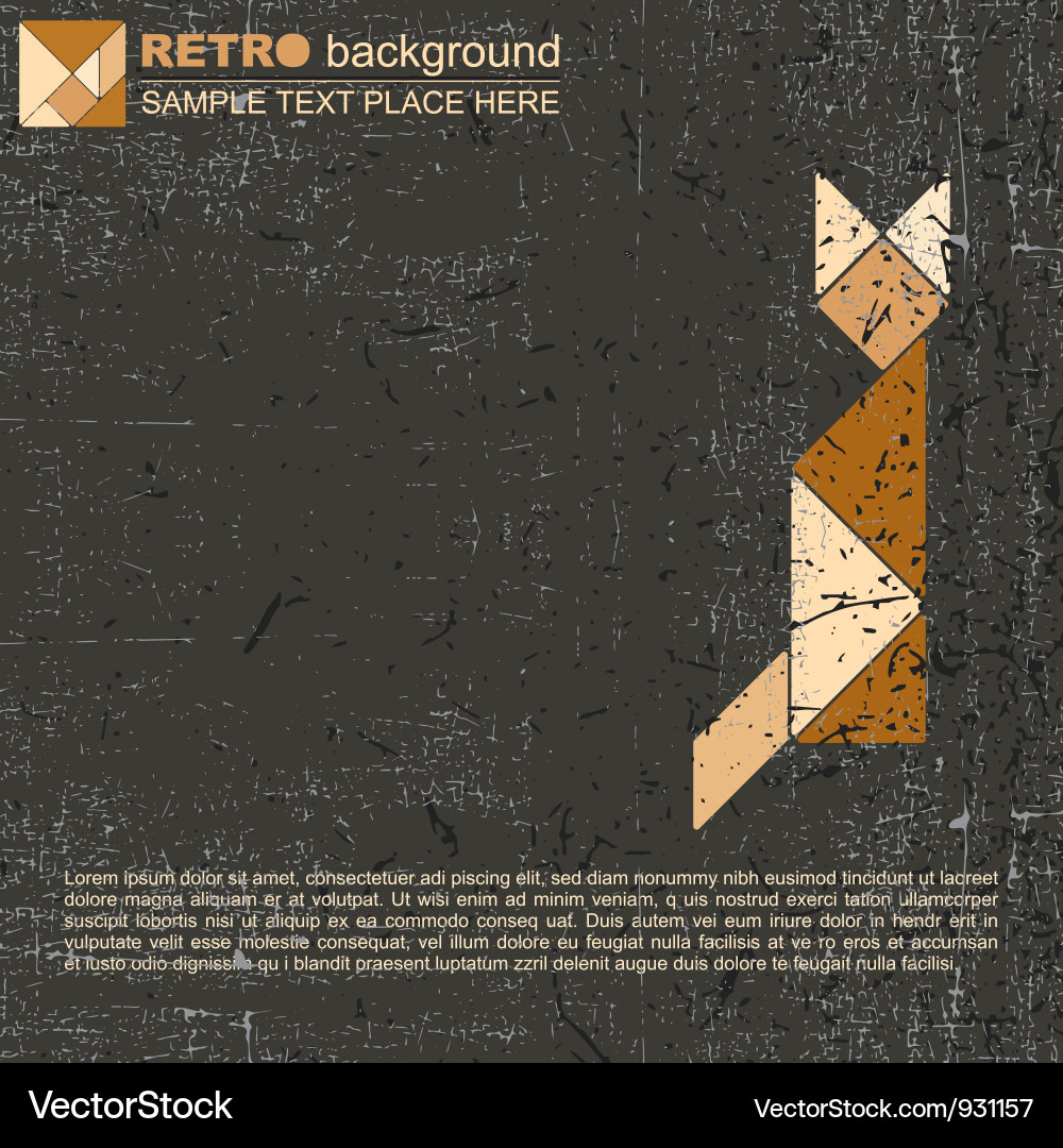 Tangram cat Vector Image