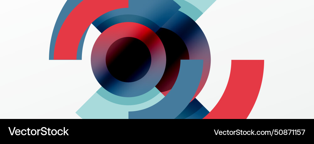 Trendy simple circle abstract background Trendy simple circle abstract background Vector Image