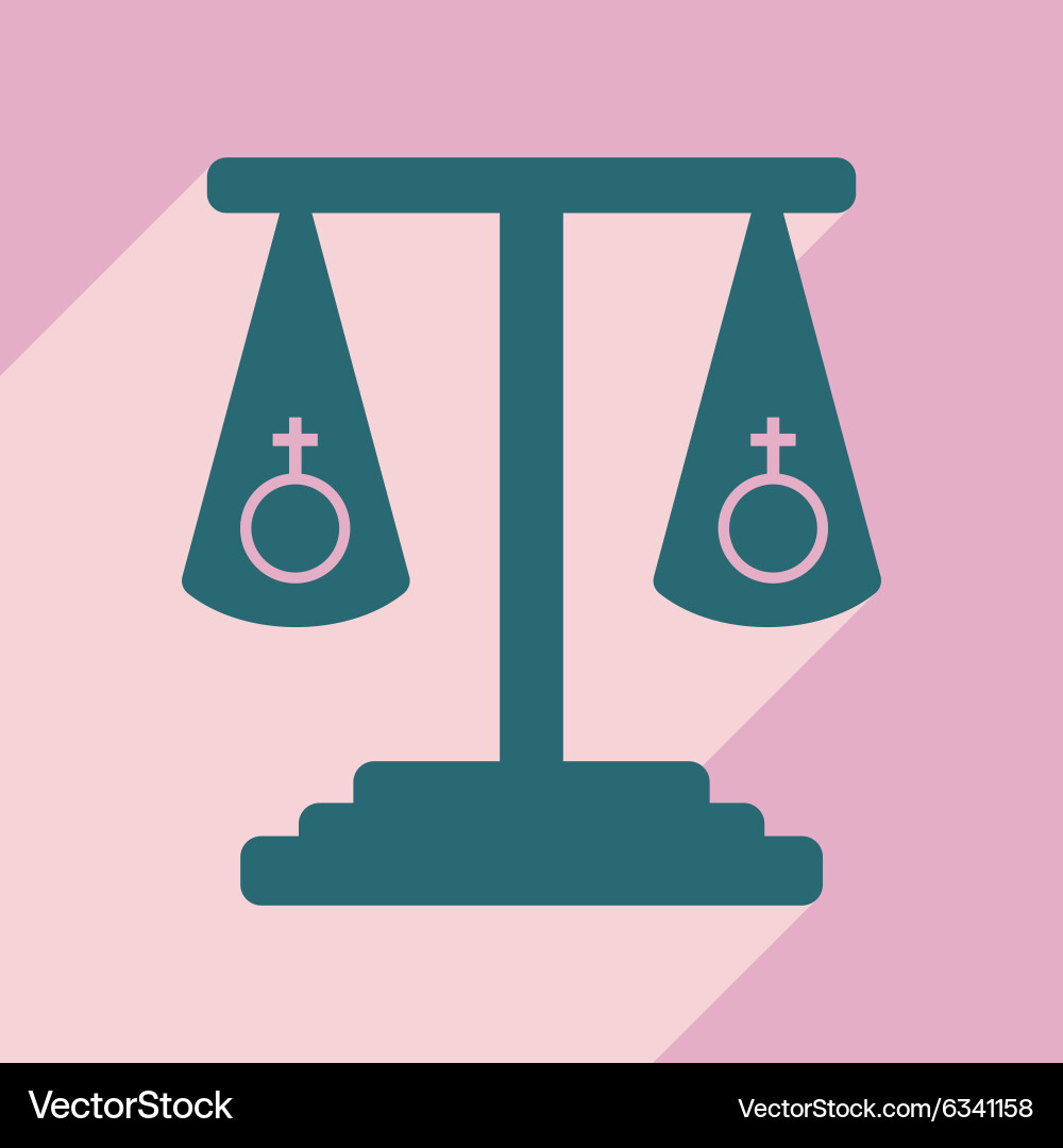 Flat with shadow icon and mobile application vector image