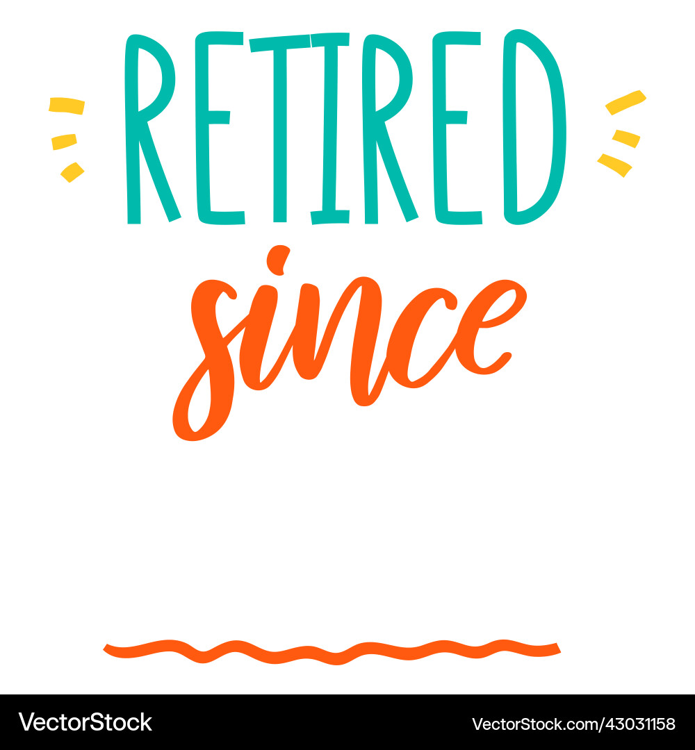 Retired empty badge Vector Image