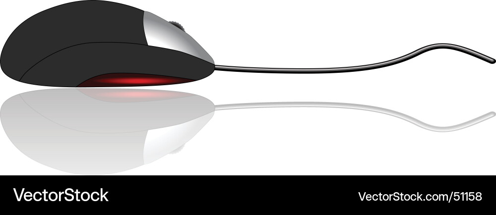 Wireless Computer Mouse Vector Image