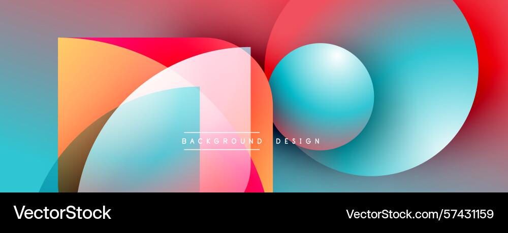 Abstract colorful shapes overlap gradient hues Abstract colorful shapes overlap gradient hues Vector Image