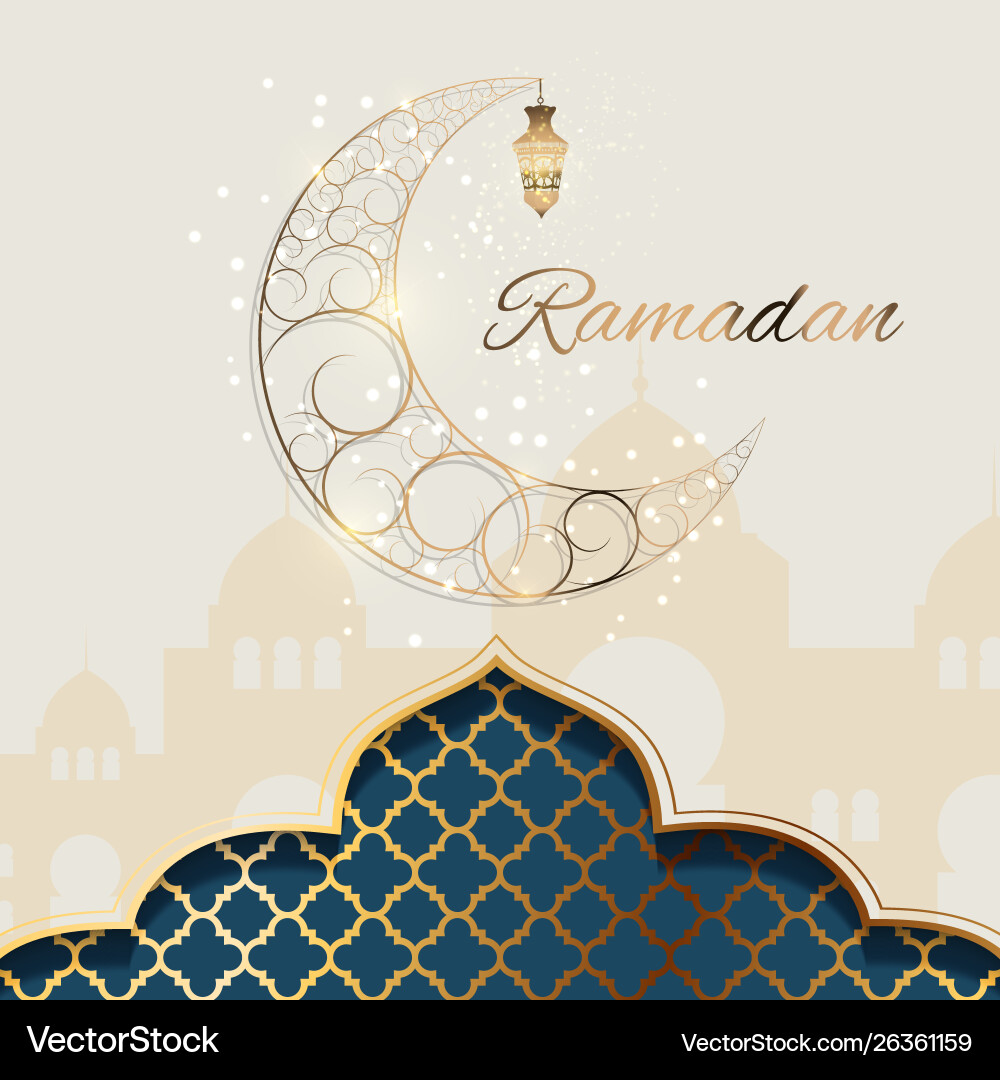 Background for muslim community festival ramadan Background for muslim community festival ramadan vector image
