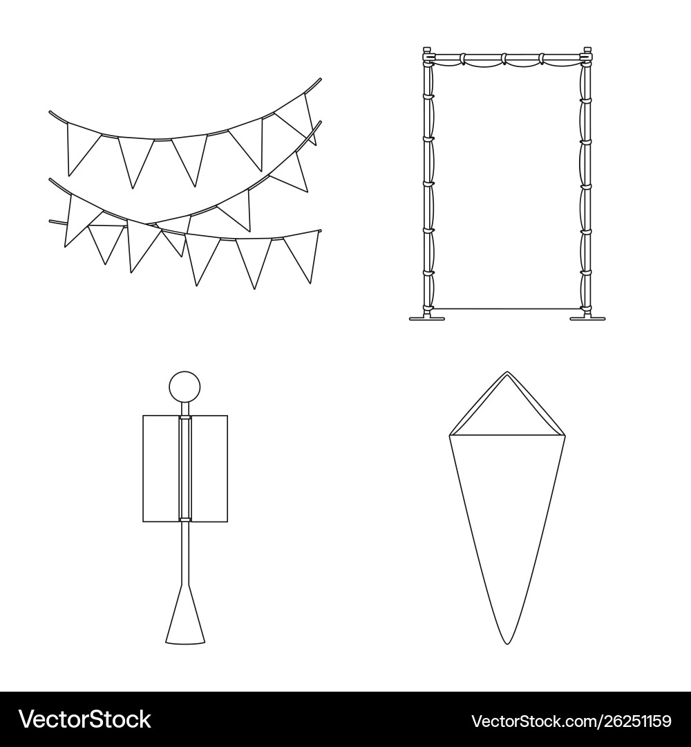 Blank and canvas icon set Blank and canvas icon set vector image