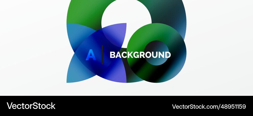 Circle and triangle abstract background concept Vector Image