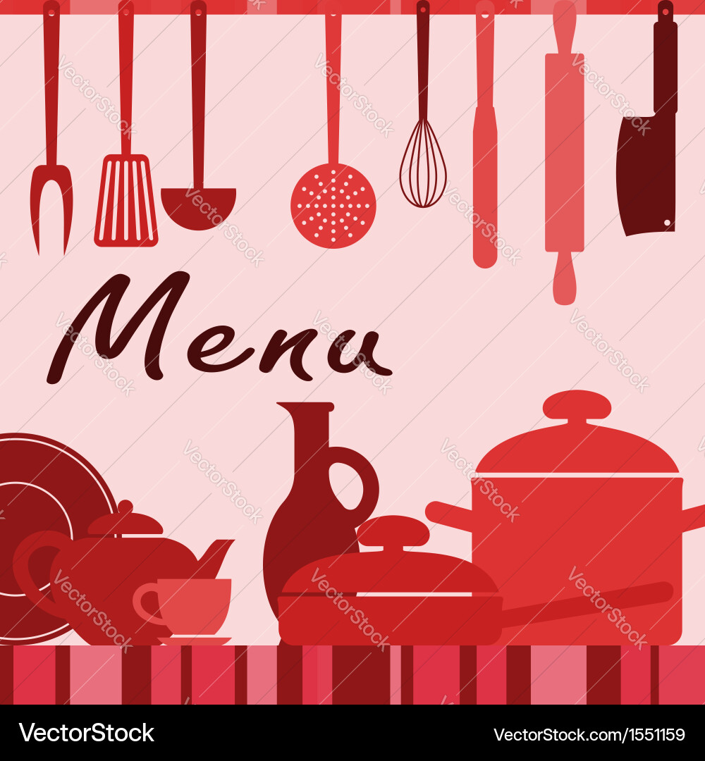Cooking and Kitchenware Patterns vector image