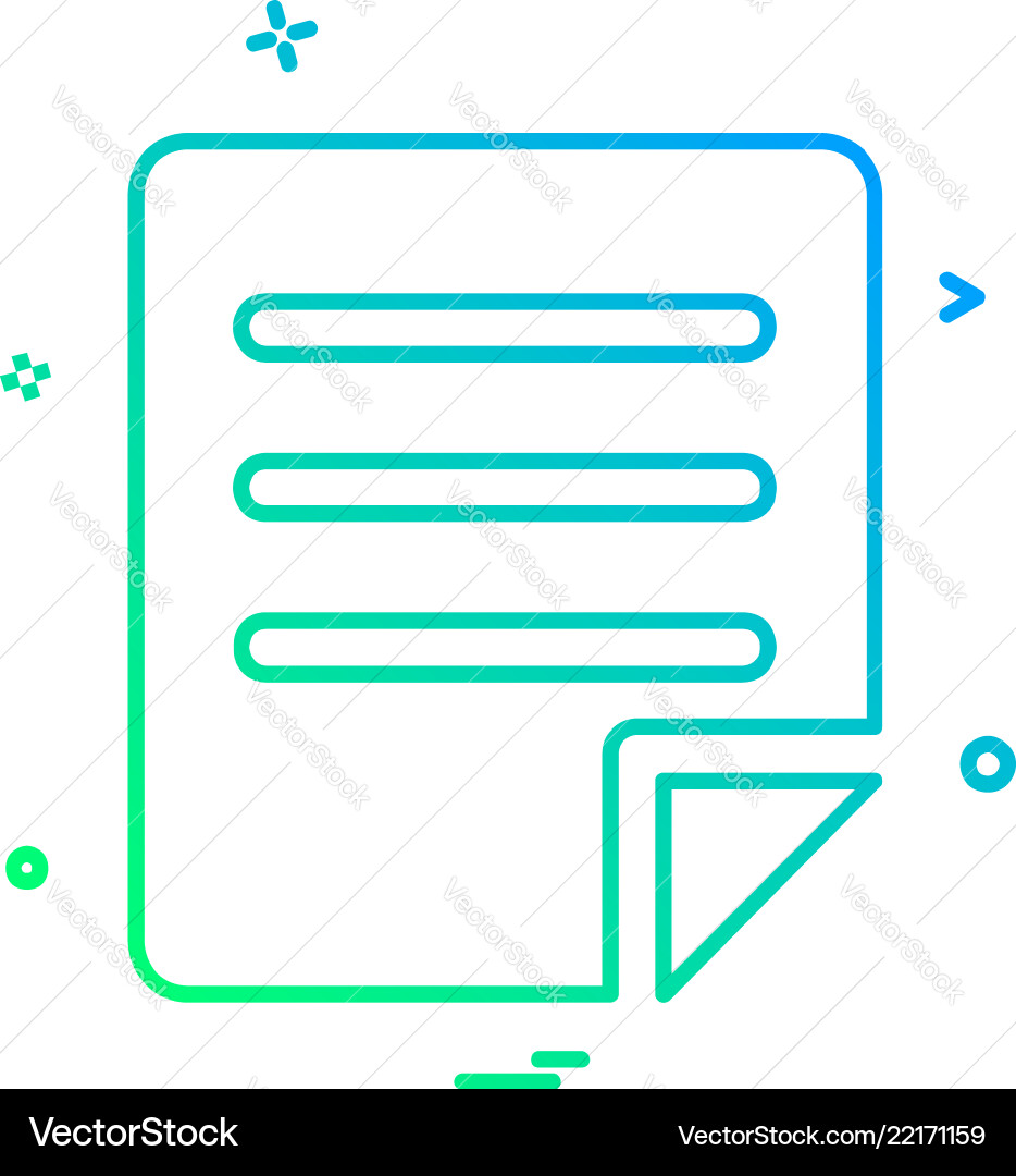 Files icon design Files icon design vector image