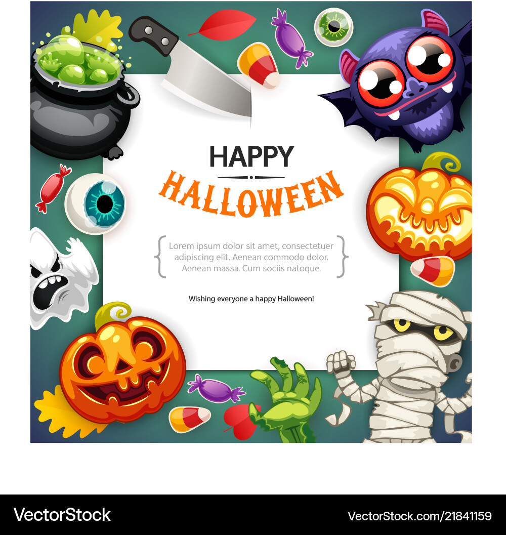 Happy halloween Hintergrund mit Kopierraum dunkel Happy halloween Hintergrund mit Kopierraum dunkel vektorbild