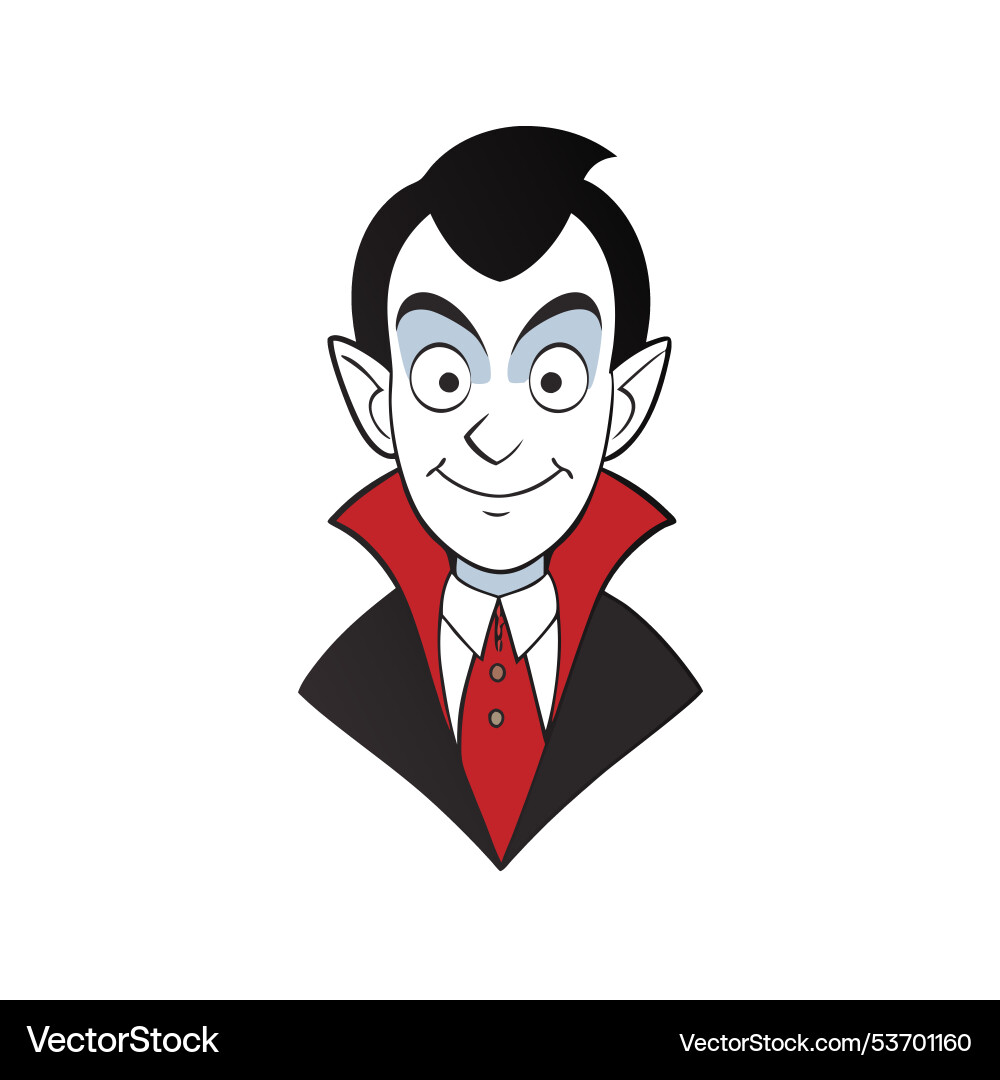 Concept art of count dracula vampire Vector Image