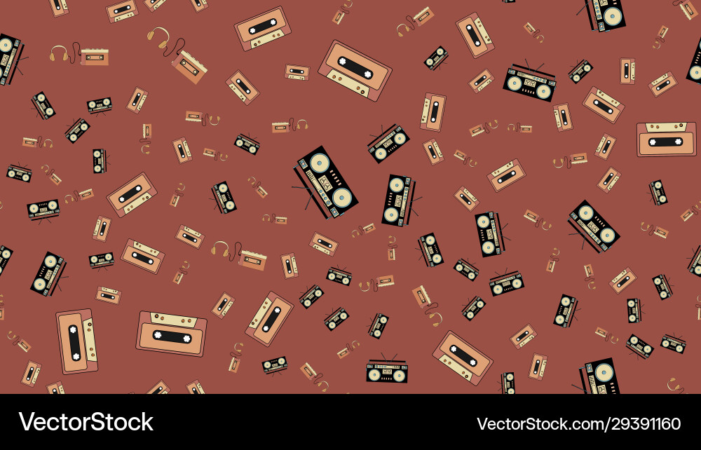 Texture seamless pattern from audiowder Vector Image
