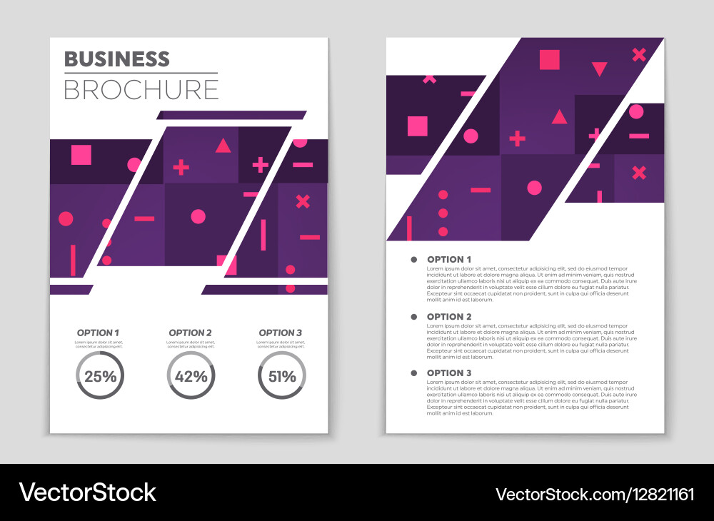 Abstract layout background set for art vector image