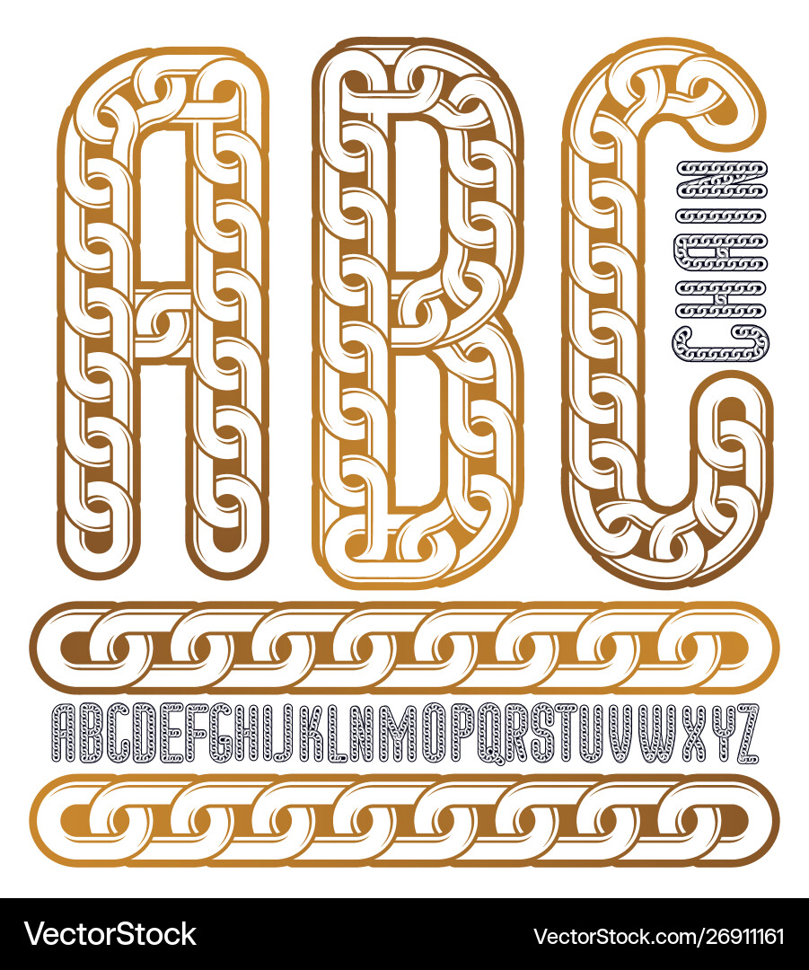 Condensed tall font trendy typescript can be used Condensed tall font trendy typescript can be used vector image