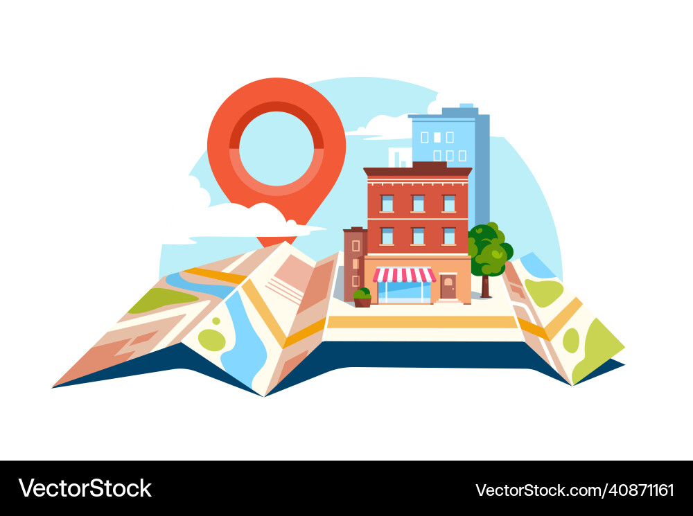 Geolocation city map and gps navigation system Geolocation city map and gps navigation system vector image