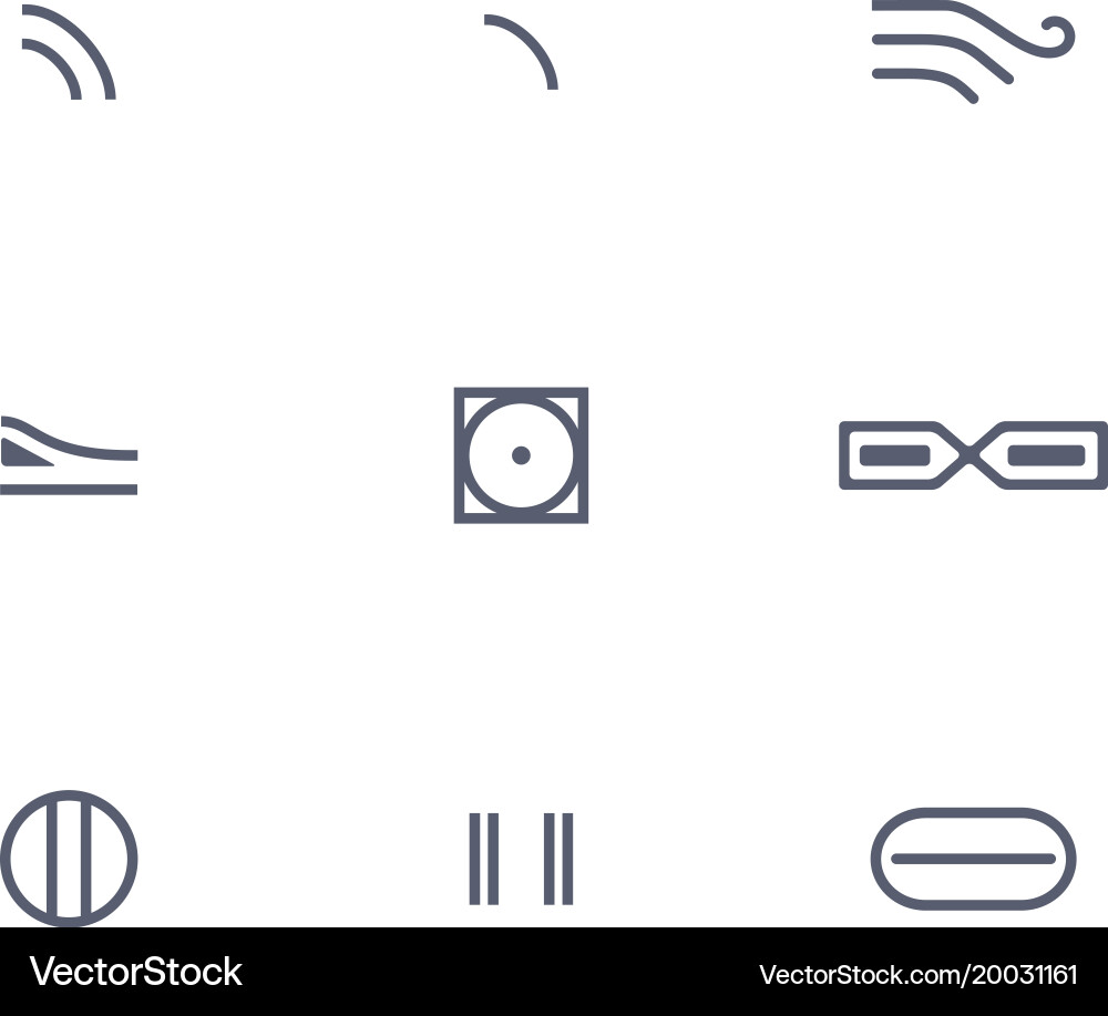 Set of decorative border frames vector image