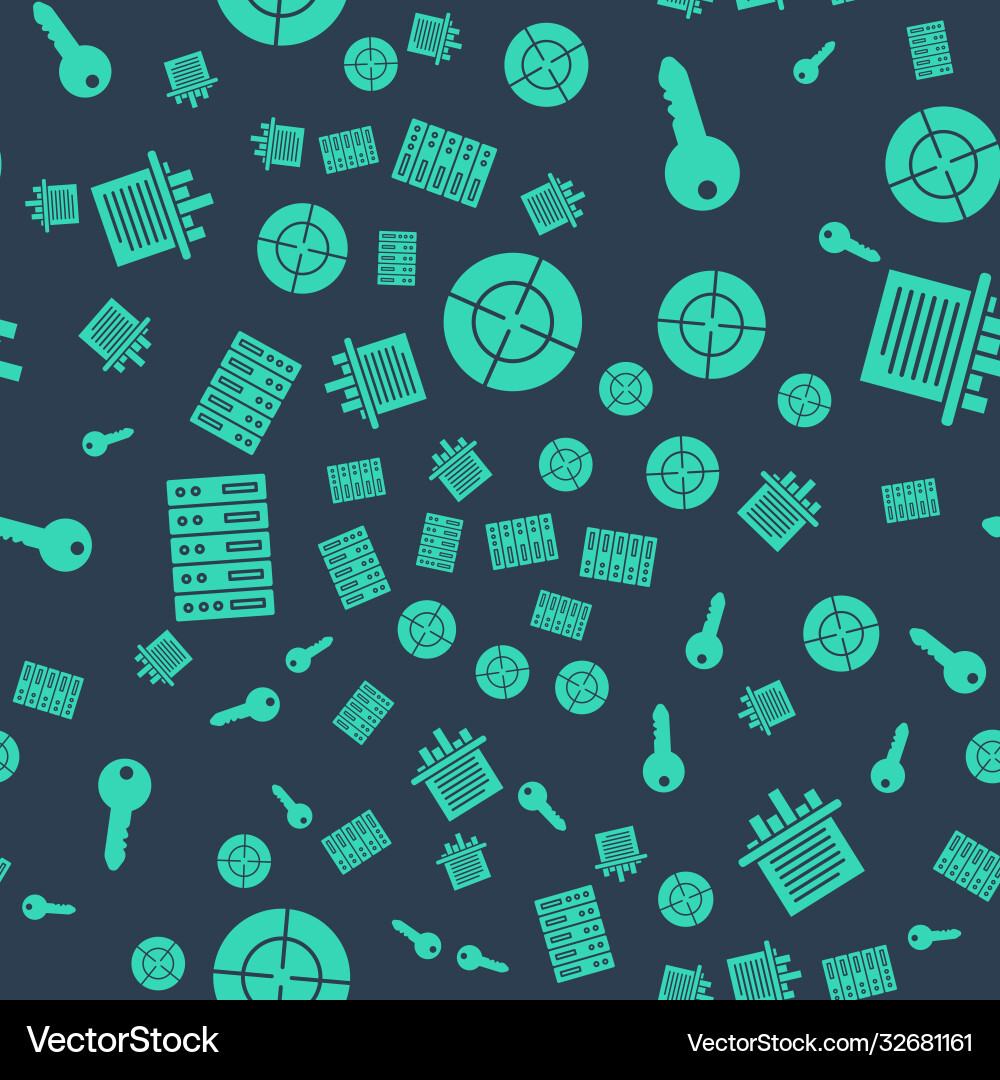 Set target sport key server data web hosting Set target sport key server data web hosting vector image