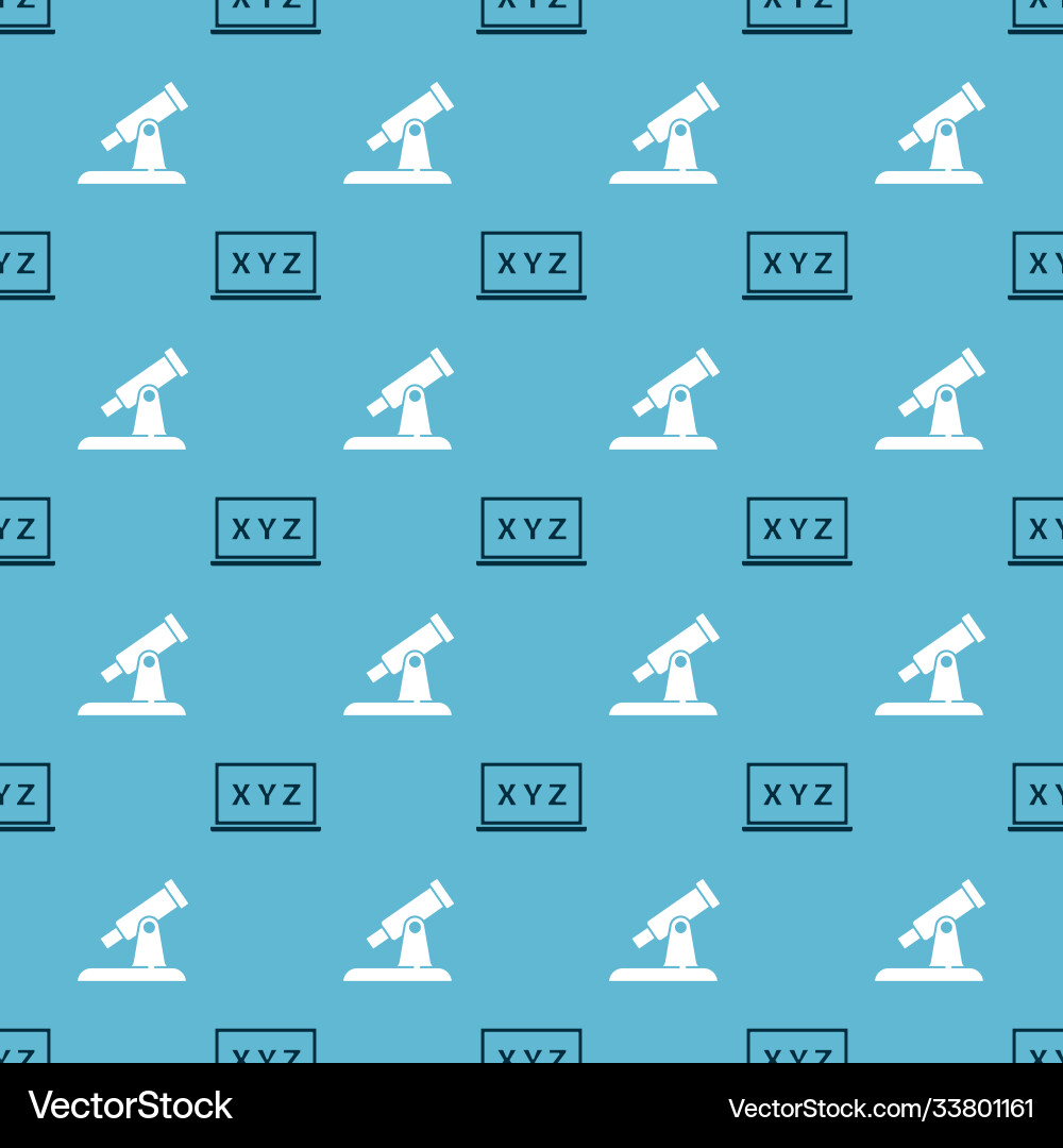 Set xyz coordinate system and telescope Set xyz coordinate system and telescope vector image
