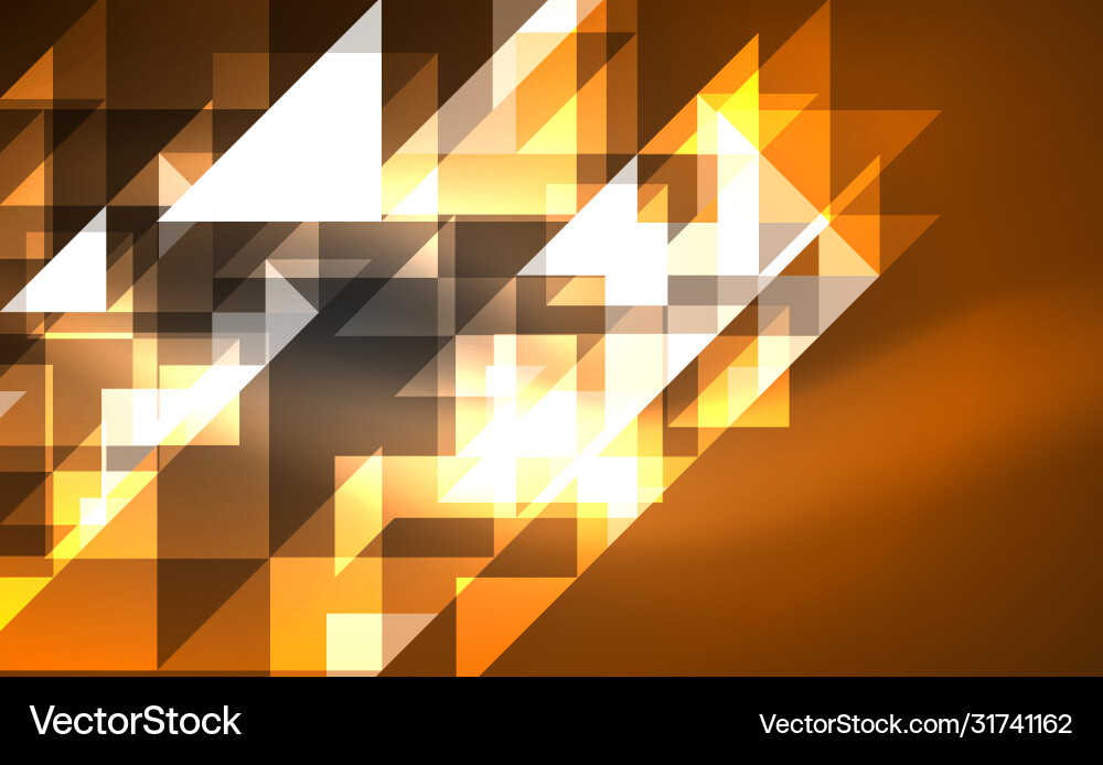 Abstract background mosaic triangle pattern vector image