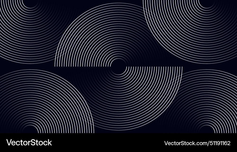 Dark abstract background with circular lines Dark abstract background with circular lines vector image