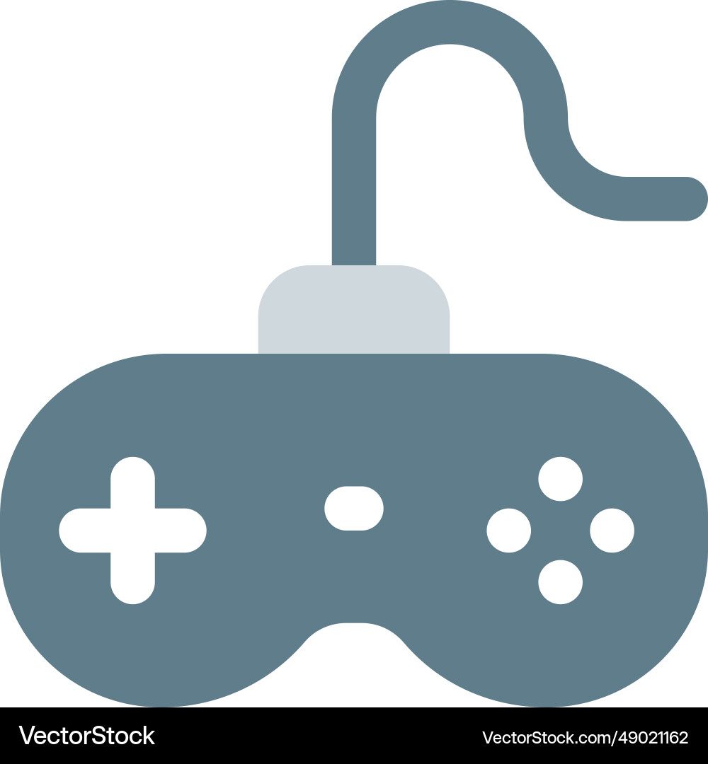 Gamepad an input device for video game consoles vector image