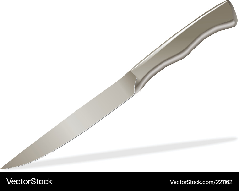 Moderne Steak Messer Vektorbild