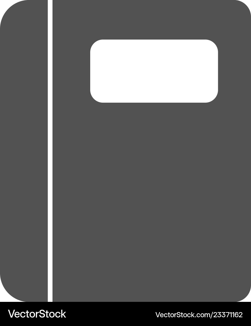 Notebook icon vector image
