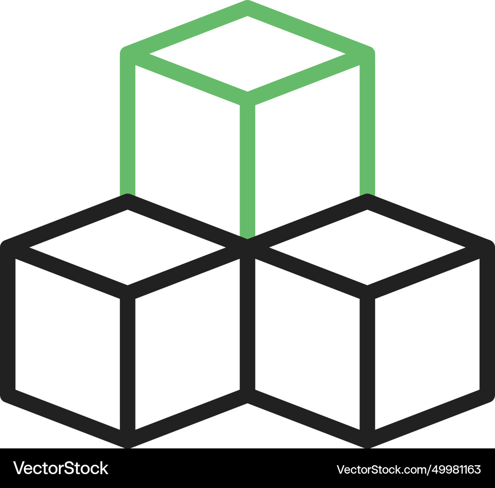 Cube icon image Vector Image