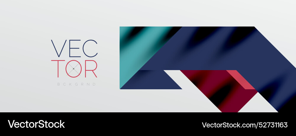 Dynamic lines and triangles Vector Image