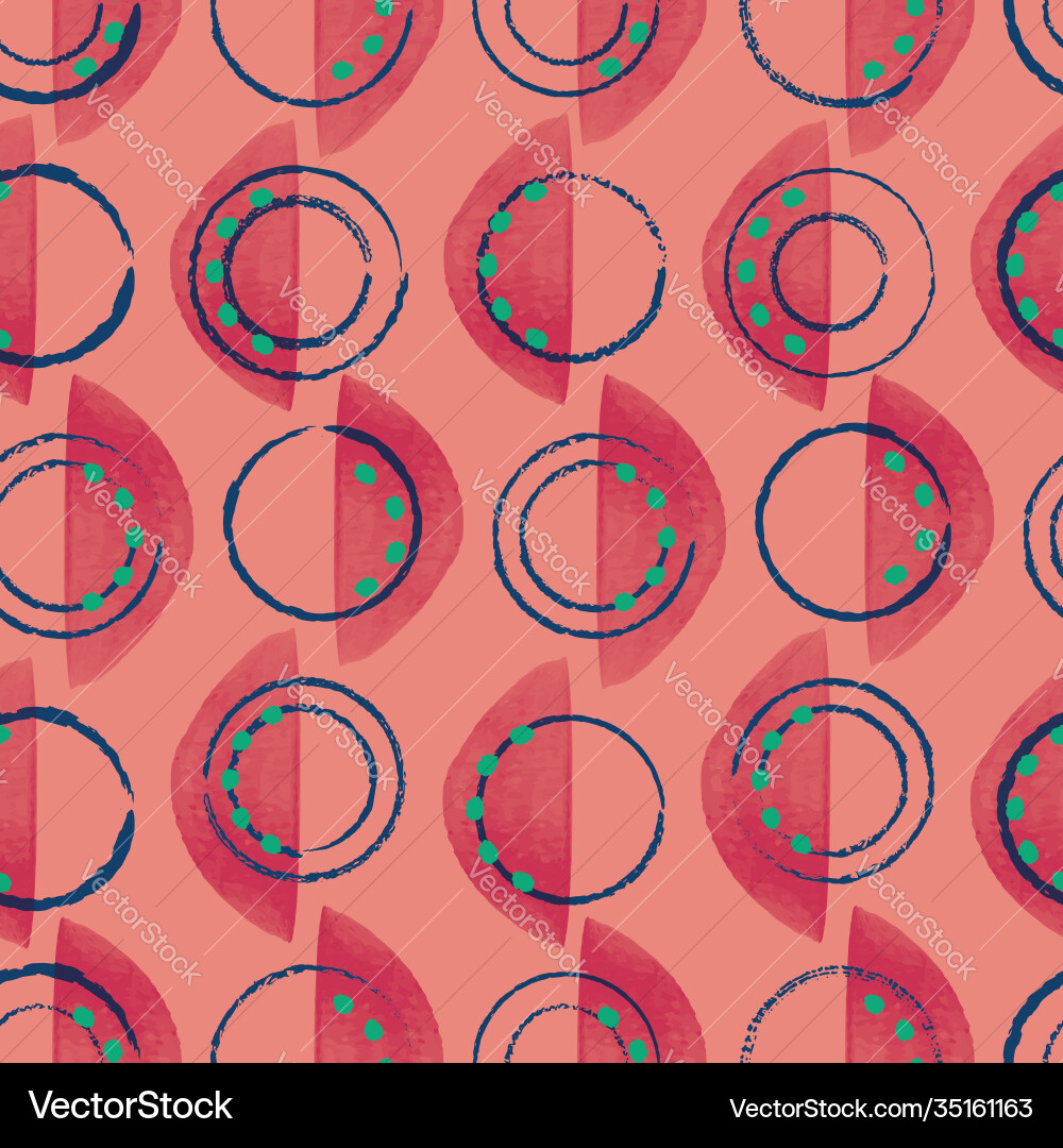 Painted colourful abstract seamless pattern Painted colourful abstract seamless pattern vector image