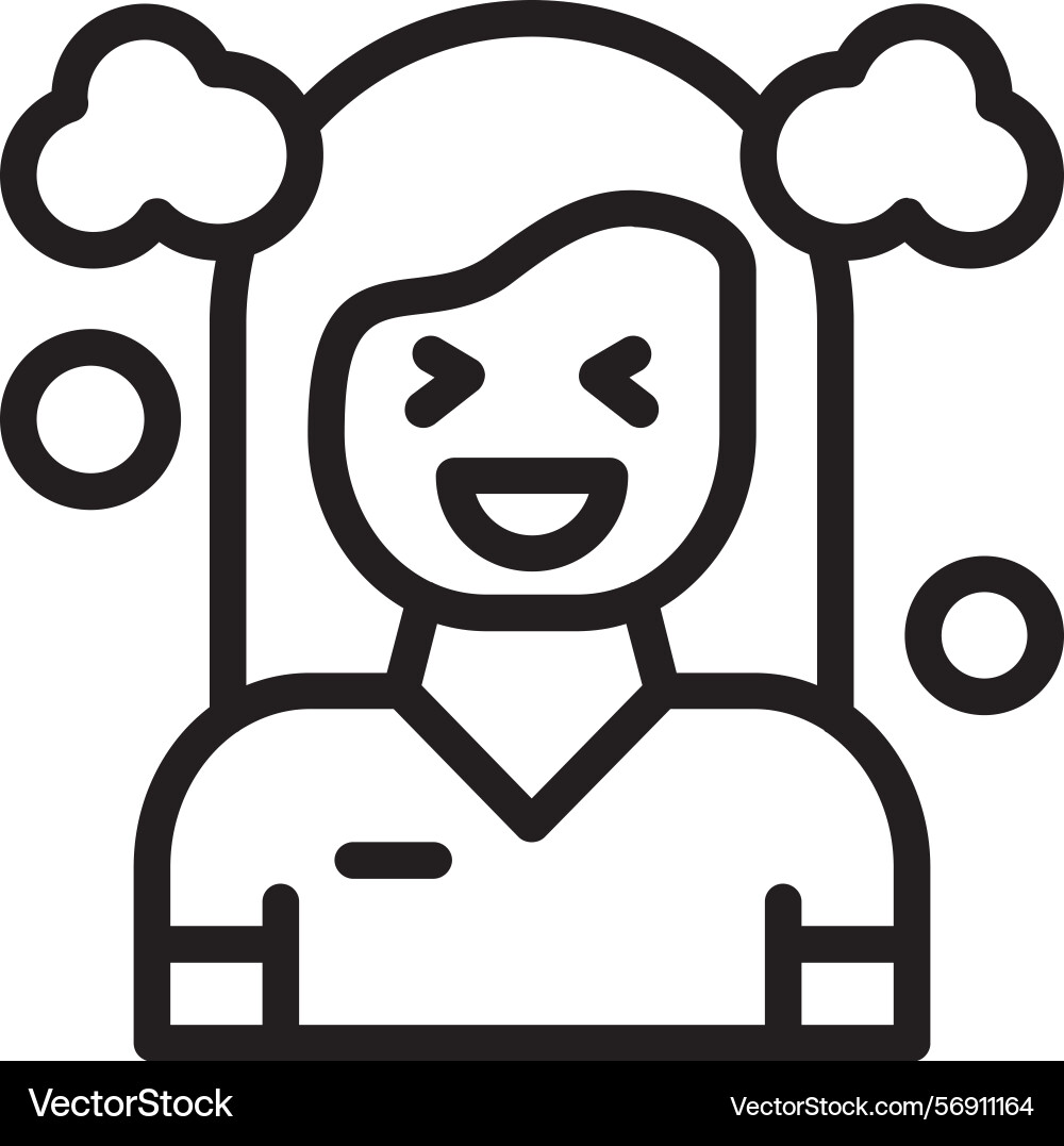 Amusement linear style icon design Vector Image
