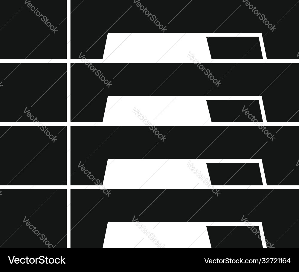 Concrete blocks icon simple style Vector Image