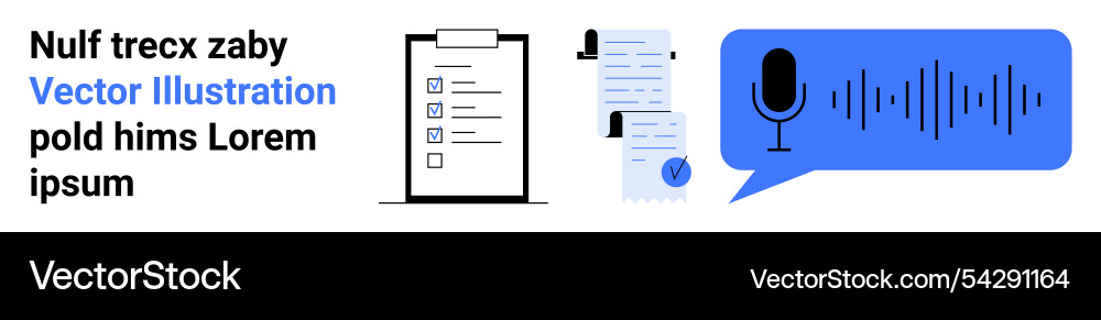 Digital communication and task management concept Vector Image