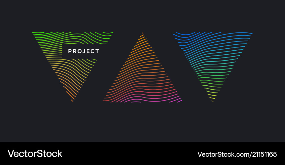 Dynamic Wave Background vector image
