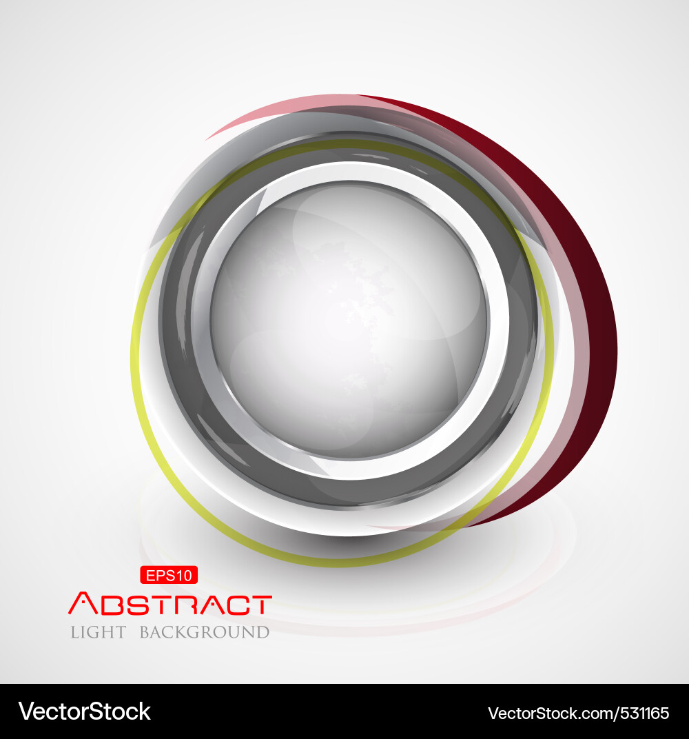 Glossy Circular Background Vector Image