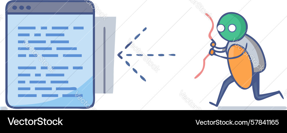 Secure data transfer with shield protection Vector Image