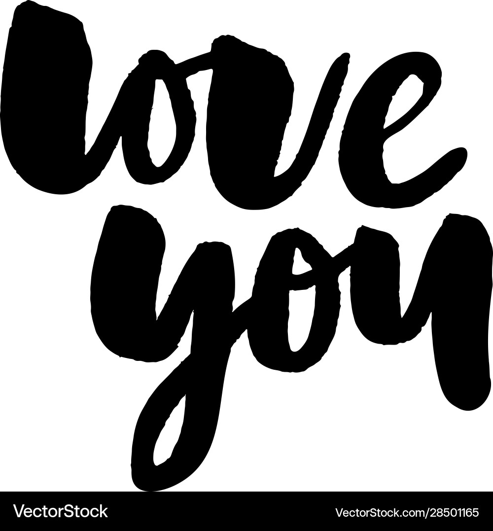 Valentine poster card label banner letter phrase Valentine poster card label banner letter phrase vector image