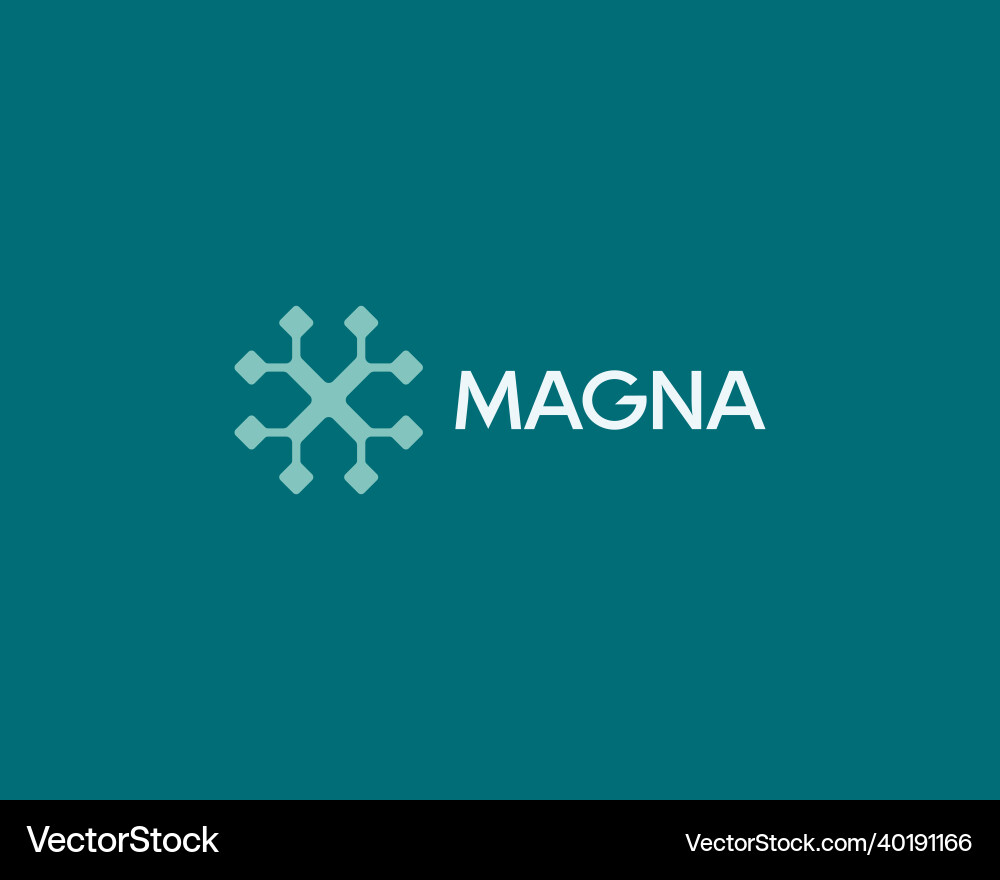 Abstract logo from connected dots or circles Abstract logo from connected dots or circles vector image