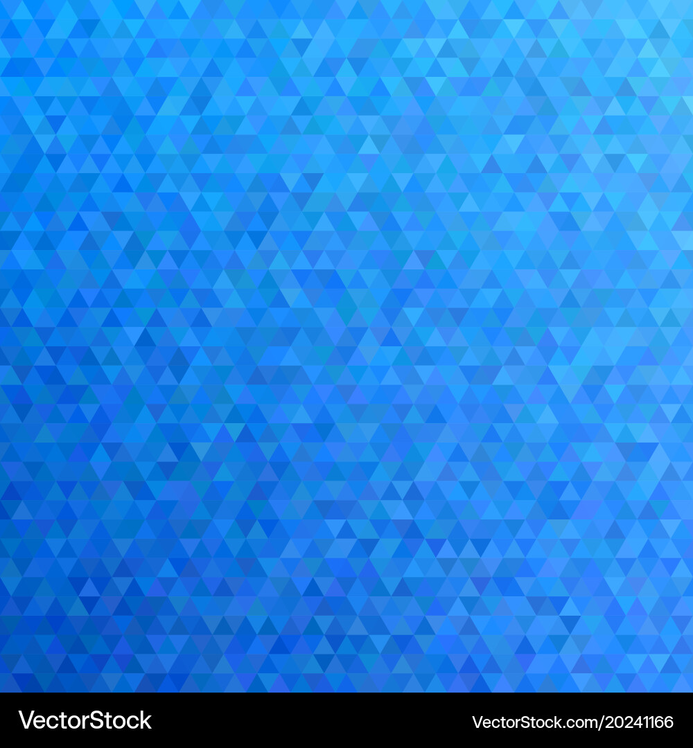 Abstract mosaic regular triangle vector image