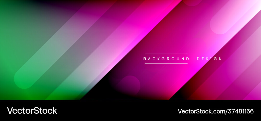 Dynamic lines abstract background 3d shadow Vector Image