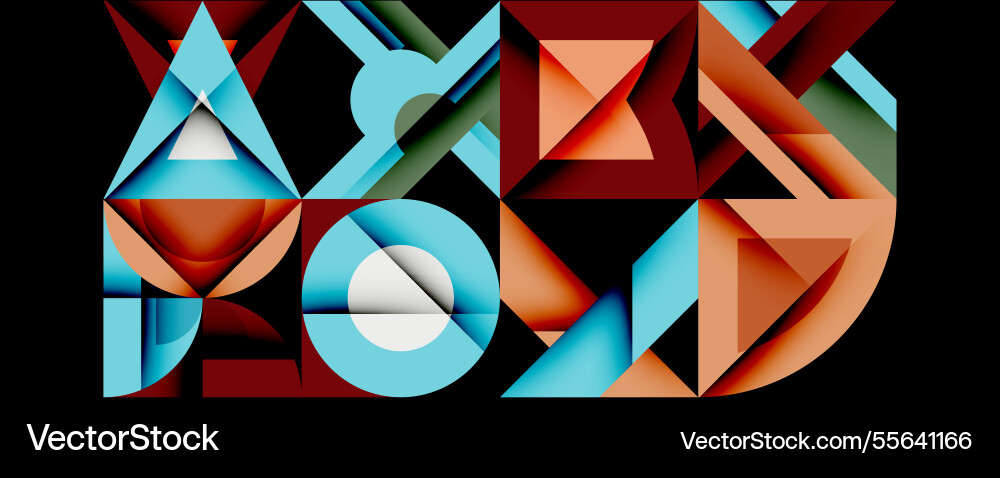 Minimal geometric abstract background circle Vector Image