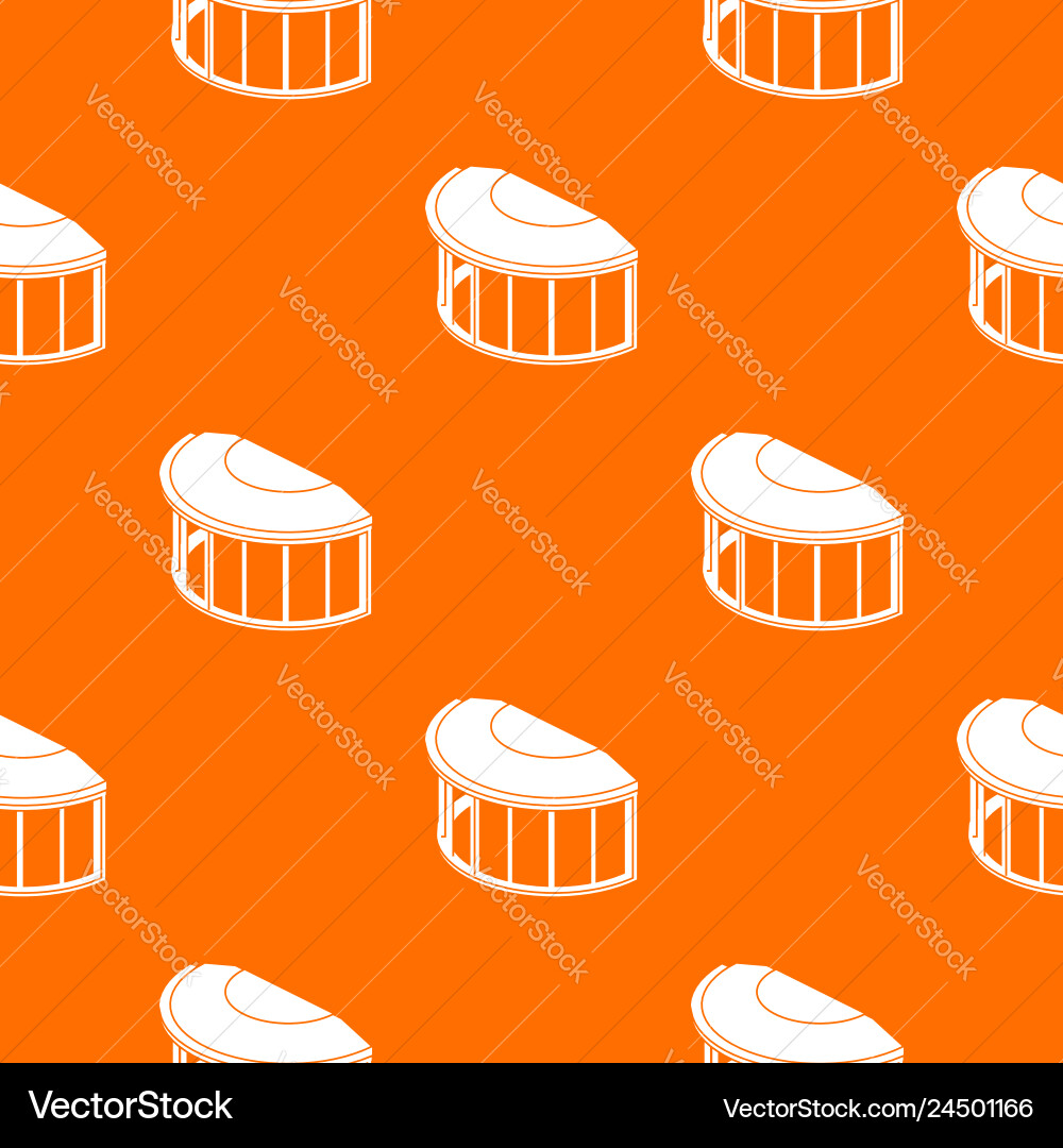 Window frame pattern orange Window frame pattern orange vector image