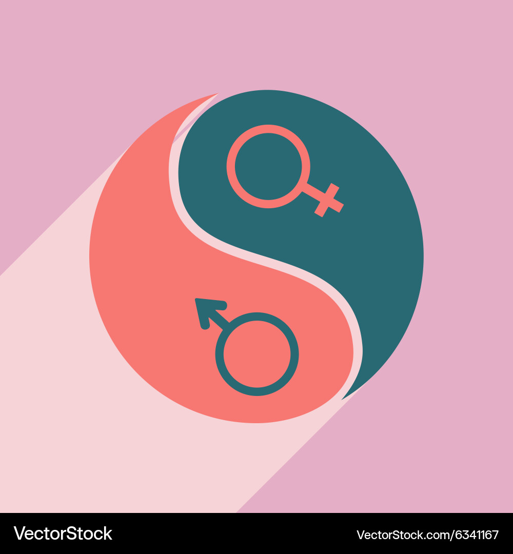 Flat with shadow icon and mobile application vector image