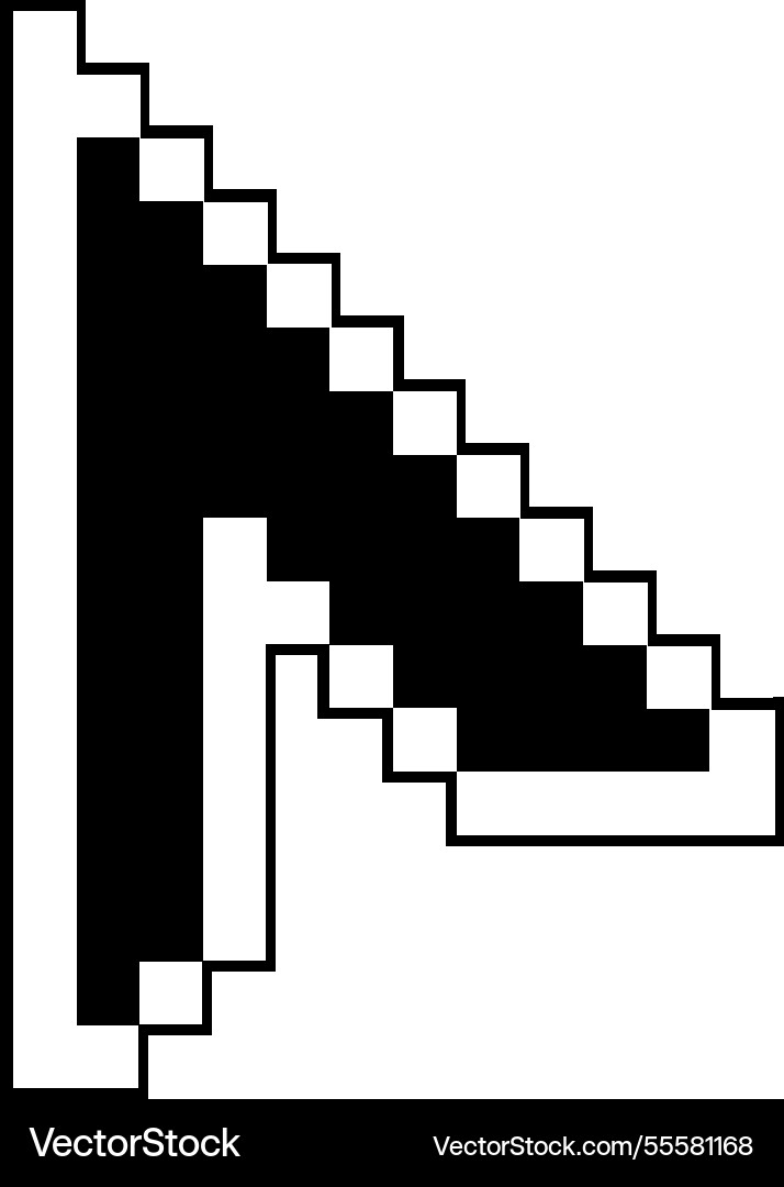 Arrow Pointer flaches Web-Icon-Konzept Vektorbild