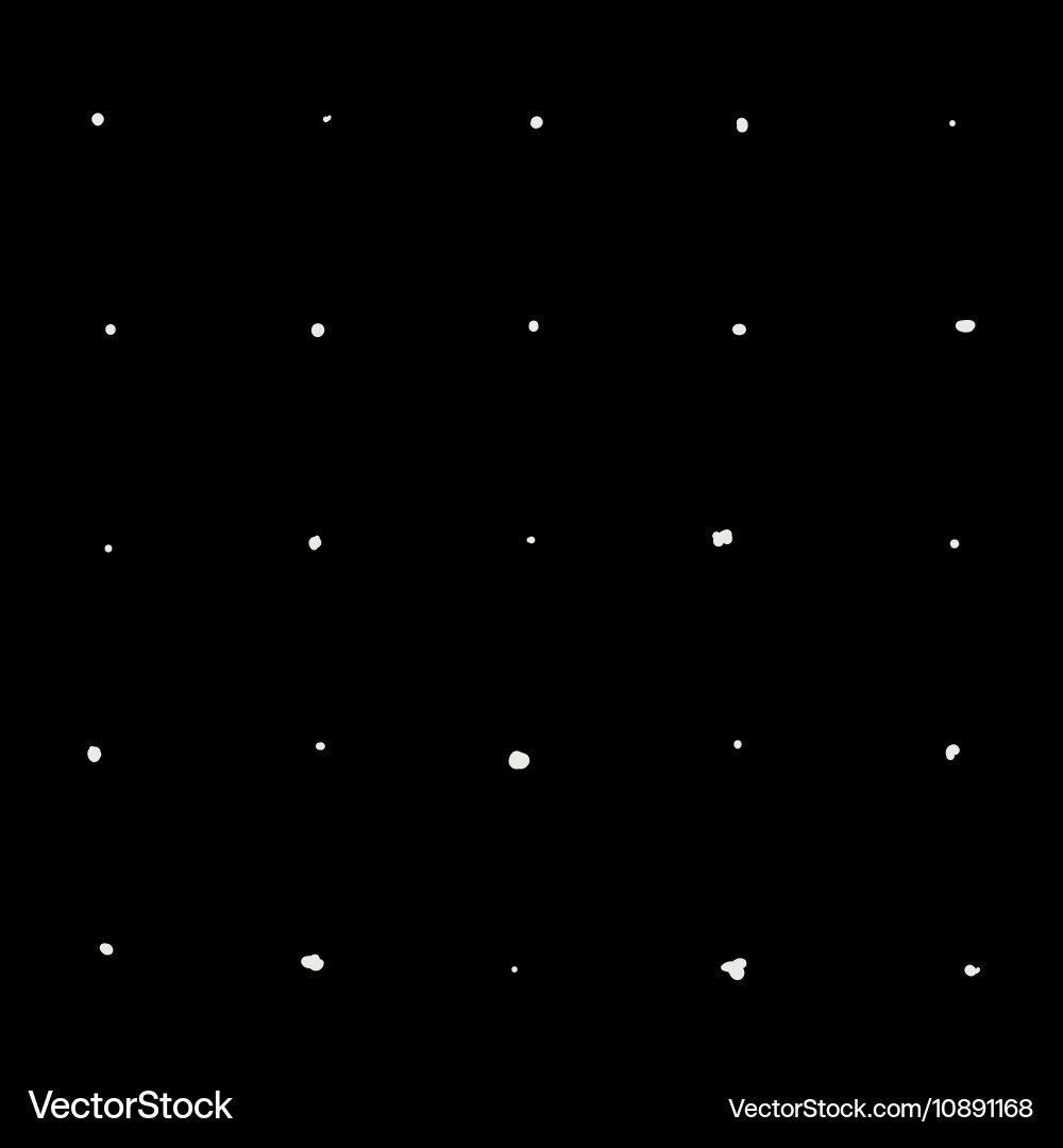 Minimal monochrome handwritten pattern dots Vector Image