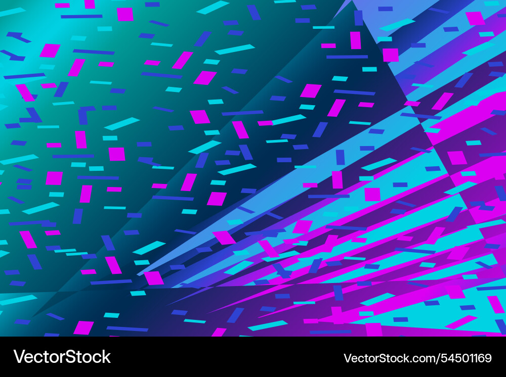 Falling confetti abstract background in retro Falling confetti abstract background in retro Vector Image