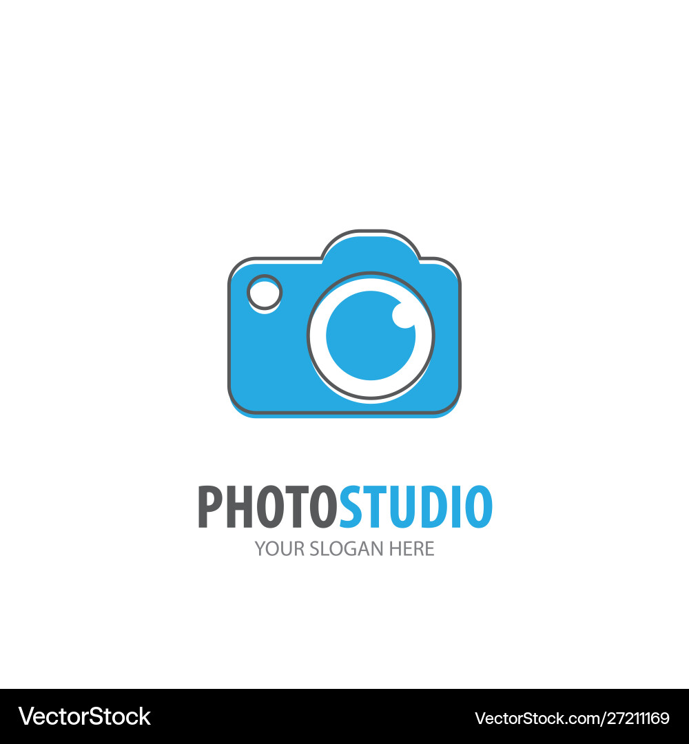 Foto-Studio-Logo für Unternehmen einfach Foto-Studio-Logo für Unternehmen einfach vektorbild