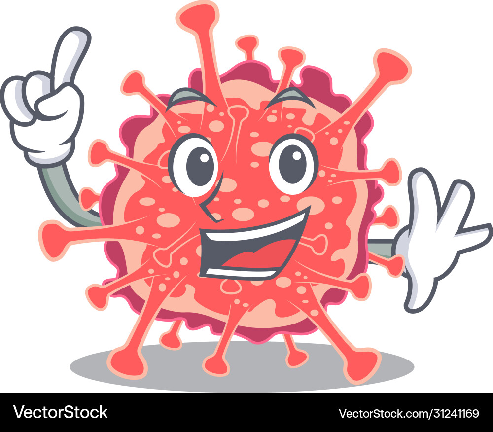 Polyploviricotina mascot charakter design Polyploviricotina mascot charakter design vektorbild