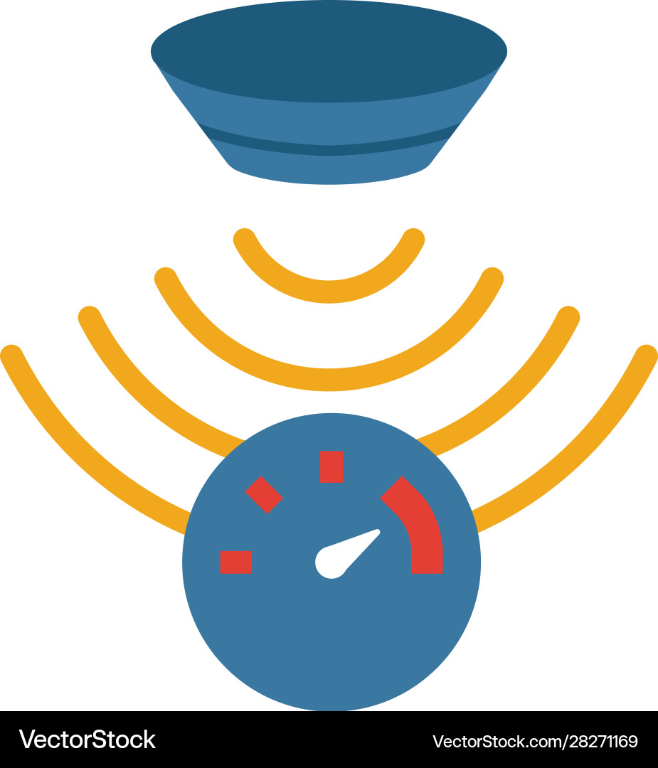 Pressure sensor icon simple element from sensors vector image