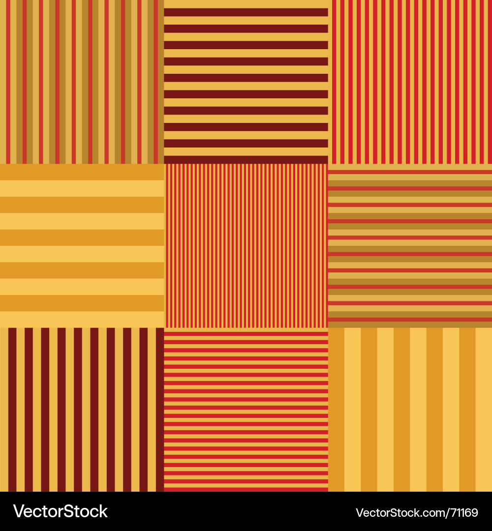 Red & Beige Stripe Pattern Vector Image