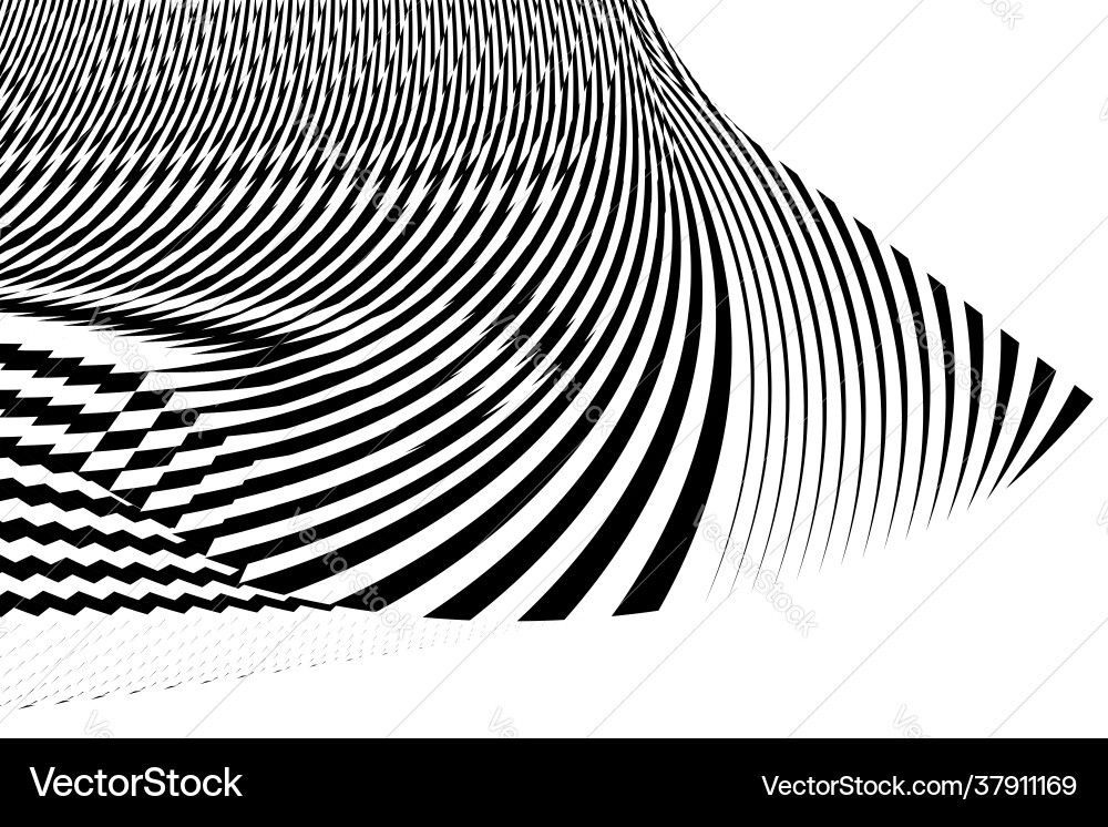 Rgb abstract halftone lines dynamic background Vector Image